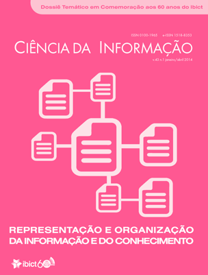 					Visualizar v. 43 n. 1 (2014): Representação e Organização da Informação e Conhecimento
				